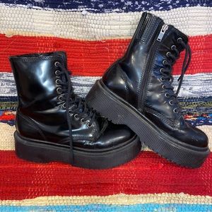 Jeffrey Campbell Sopas Lugged Platform Combat Boots